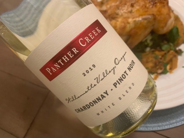 Panther Creek Cellars 2019 Chardonnay Pinot Noir Blend BriscoeBites.com Review